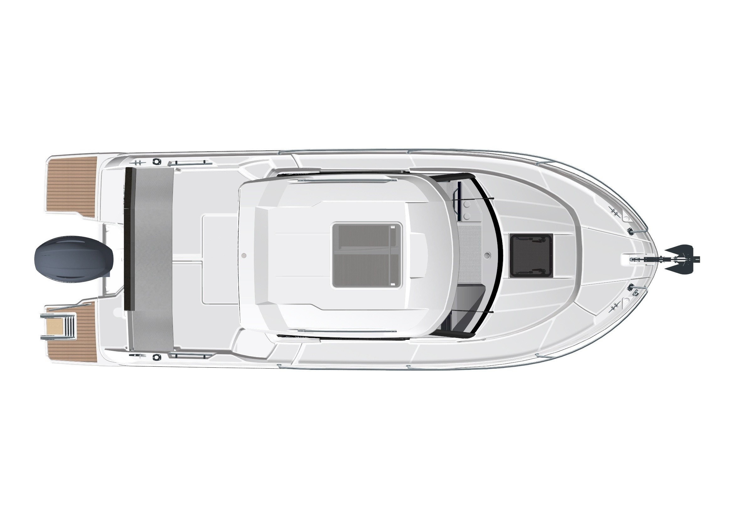 Jeanneau 695 Series 2 top view
