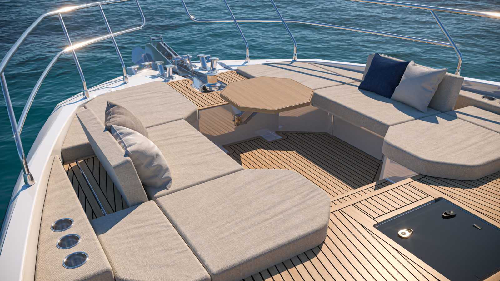Prestige X60 lounge deck