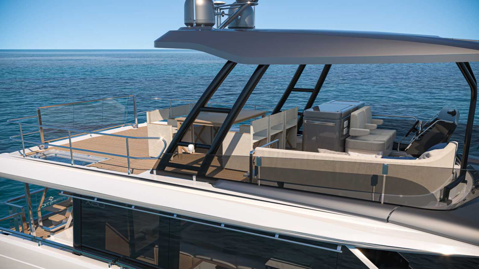 Top level of X60 Flybridge
