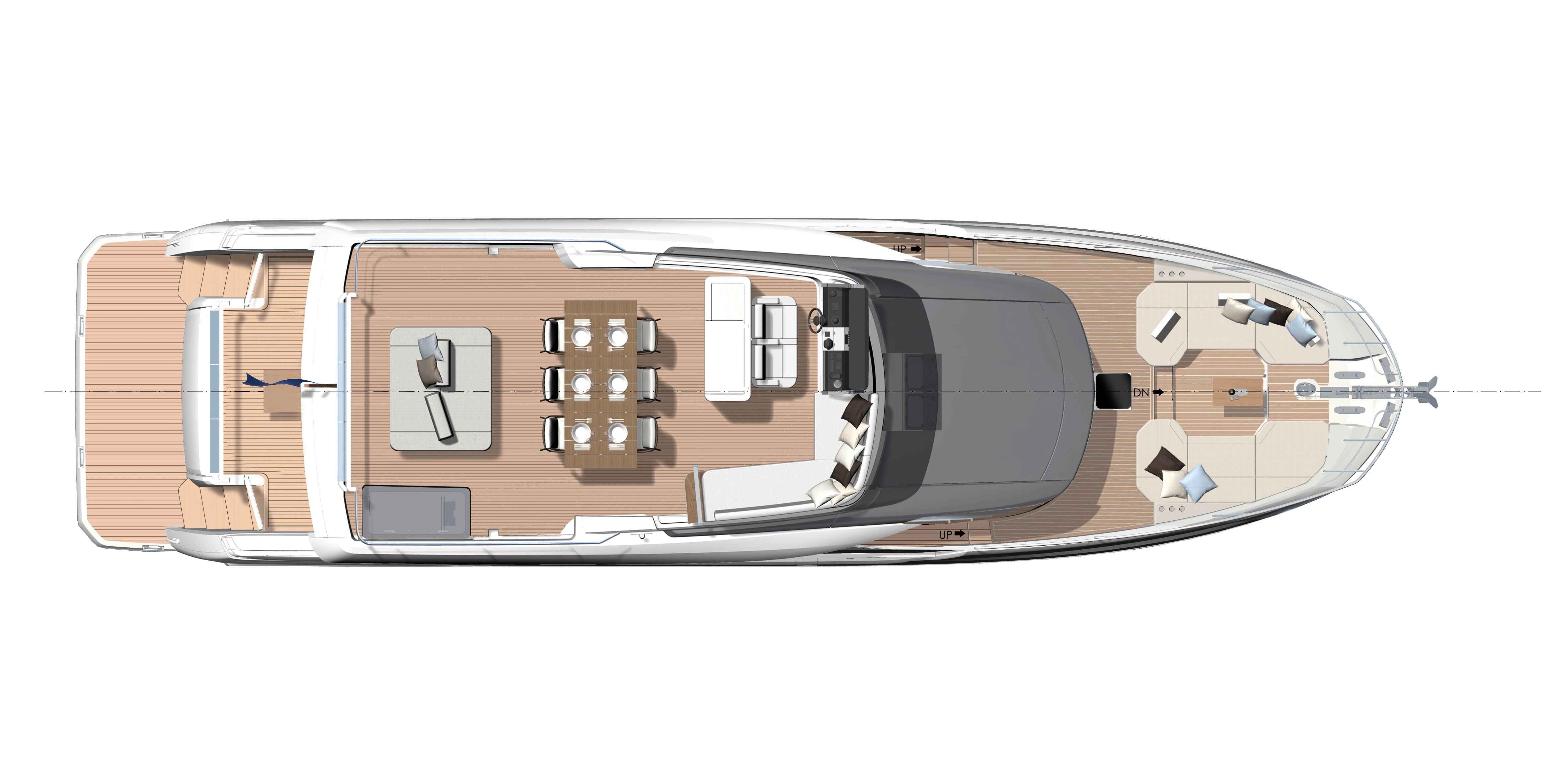 X60 flybridge blueprint top