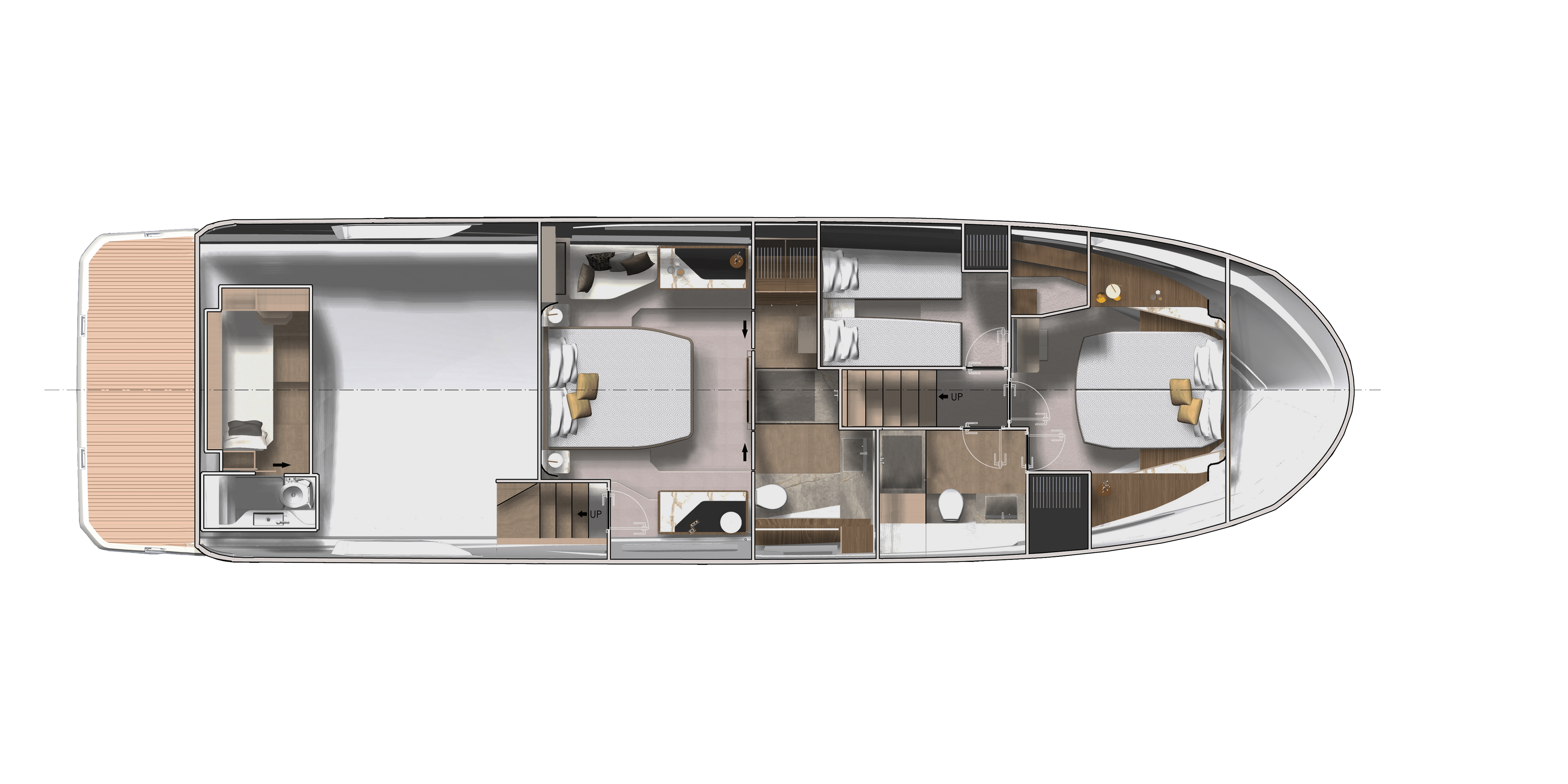 X60 flybridge blueprint inside