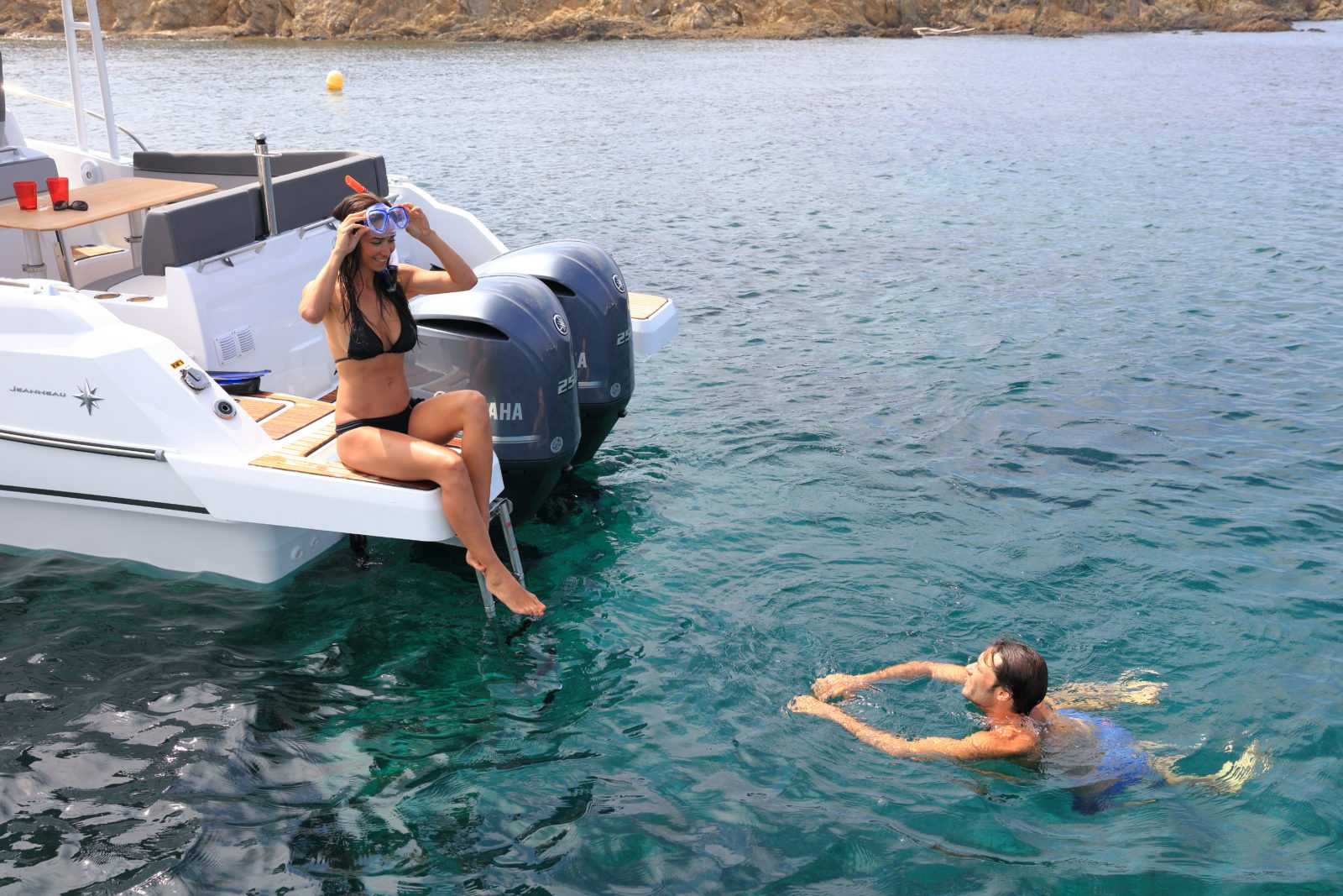 Cople enjoying Cap Camarat 9.0WA