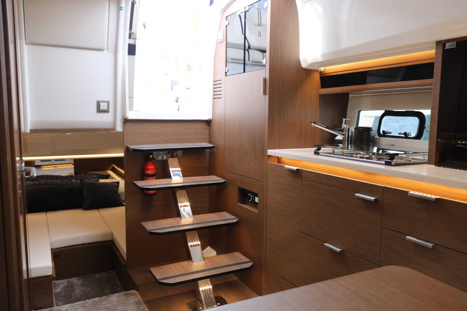 Lower deck of Cap Camarat 10.5WA S2