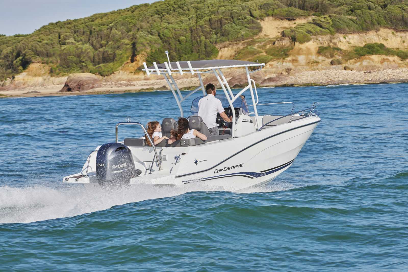 Cap Camarat 6.5CC S3 in the sun