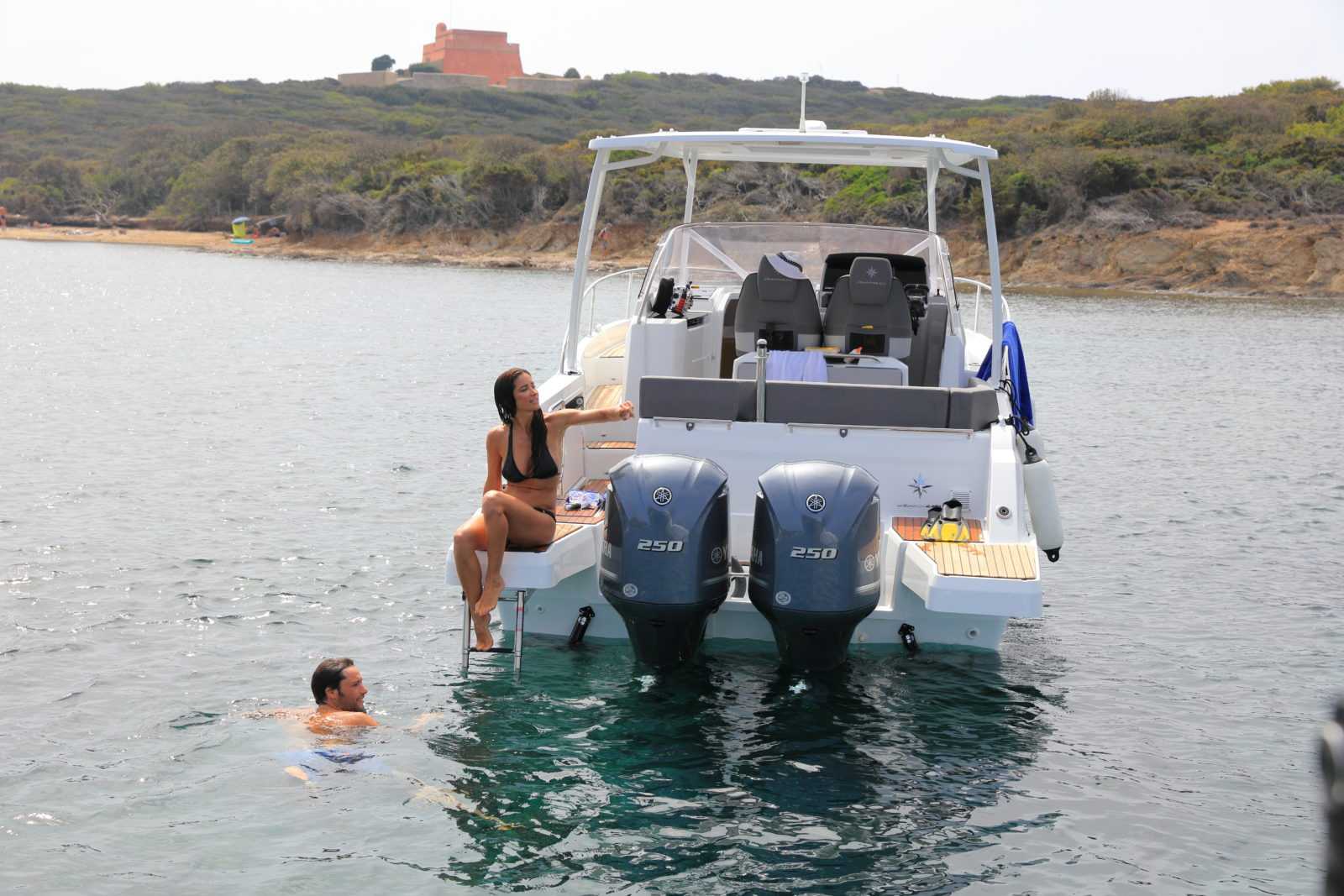 People swimming with Cap Camarat 9.0WA