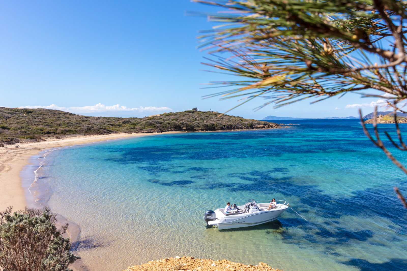 Cap Camarat 6.5CC S3 on the beach