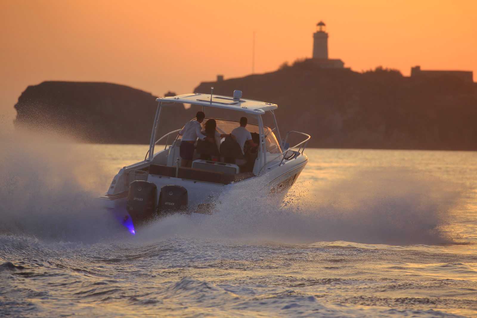 Cap Camarat 9.0WA in the sunset