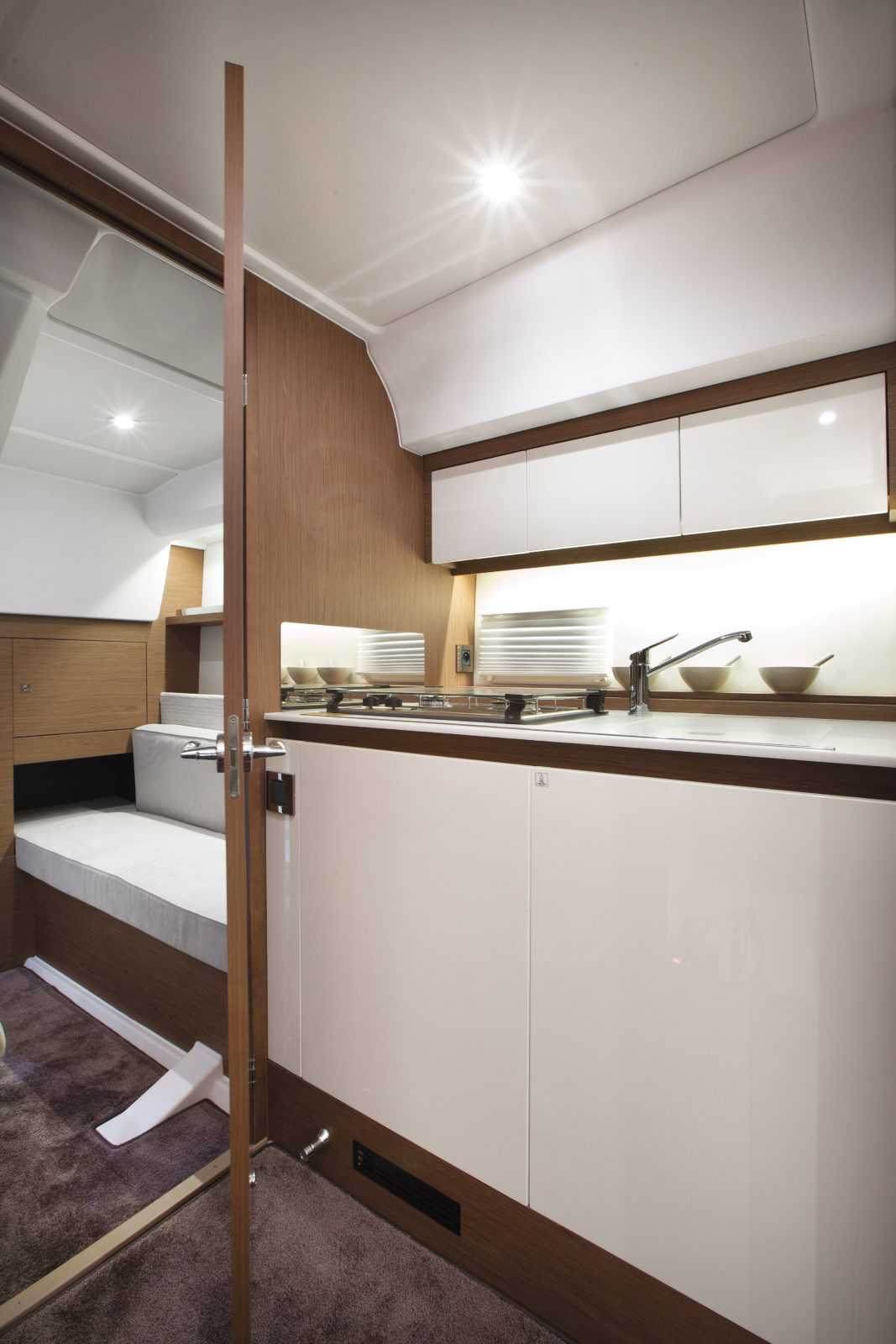 Kitchen area in Leader 36