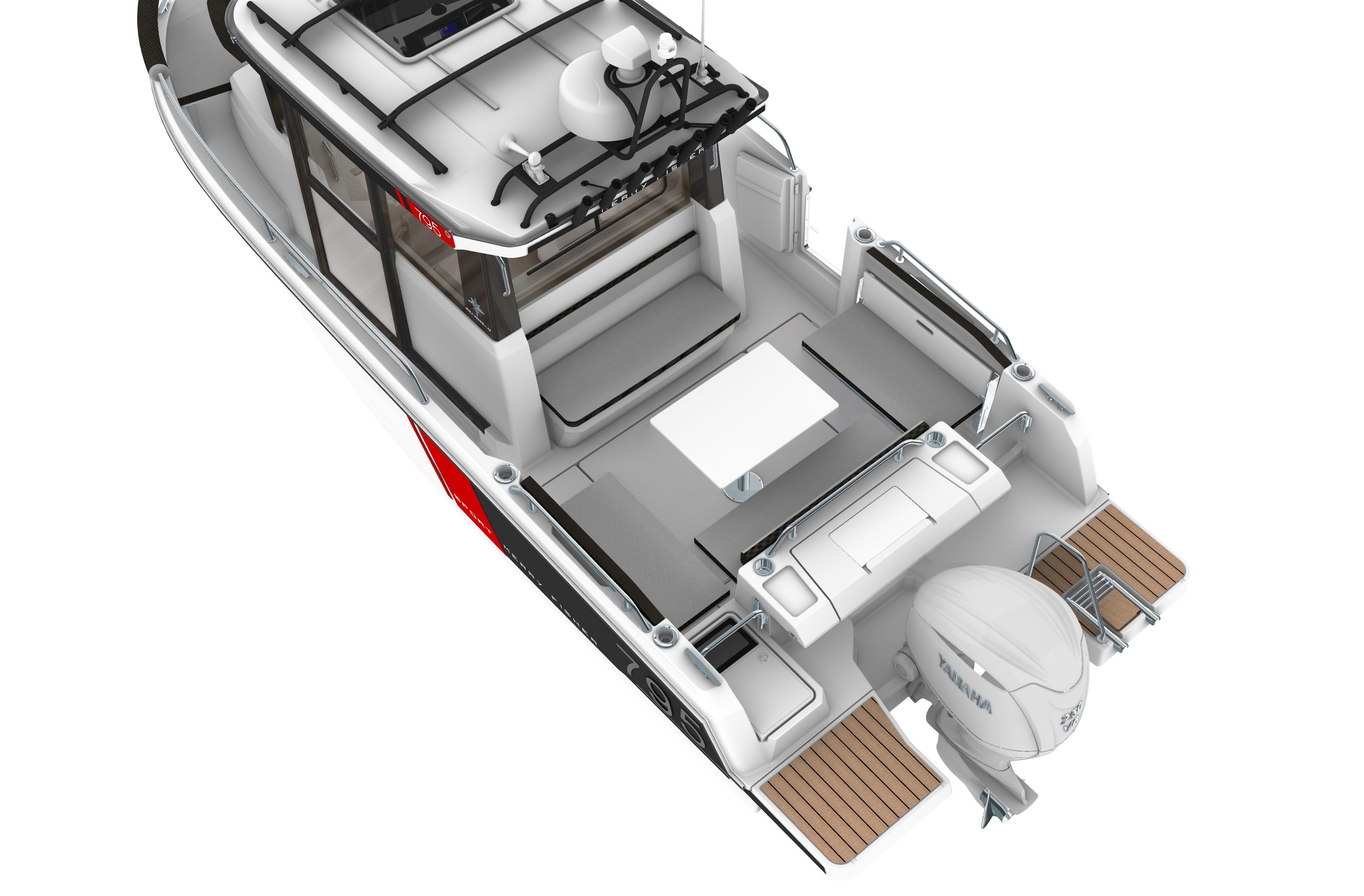Blueprint of Merry Fisher 795 Sport S2