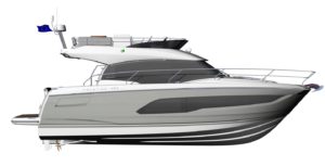 Prestige 420 Flybridge profile