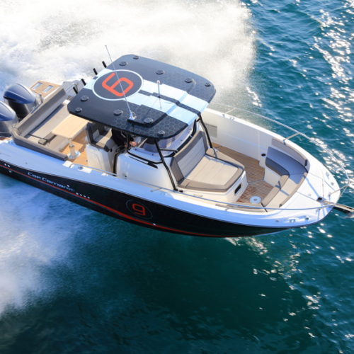Jeanneau Cap Camarat Center Console birds eye view
